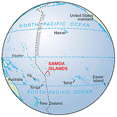 American Samoa Map