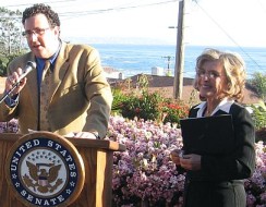 Senator Boxer in San Diego