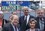 Senator Barbara Boxer visits Boeing's C-17 production site in Long Beach, CA.