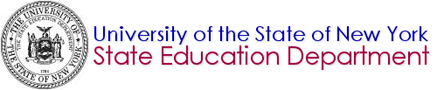 Logo for the University of the State of New York (USNY), State Education Department