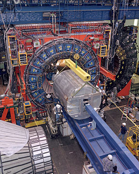 The CDF particle detector