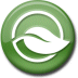 Green cleaning symbol