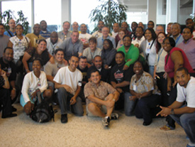 Photos of TSA team who assisted with the reopening of Houston William P. Hobby Airport.