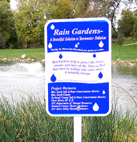 The NRCS Three Rivers RC&D worked with the City of Eagle Lake, Minnesota, and others to create an attractive, healthy, and functional rain garden 