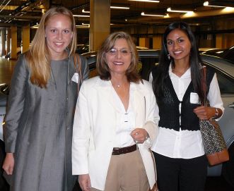 Senator Boxer and the San Diego Spring 2003 interns.