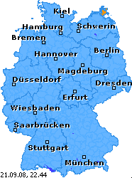 Überblick über die aktuelle Warnlage in Deutschland