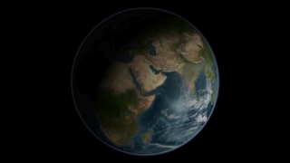 Opening view of the Earth.