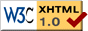 W3C Valid XHTML 1.0! (button)