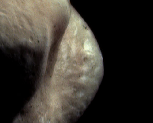 Color View of Eros' Saddle