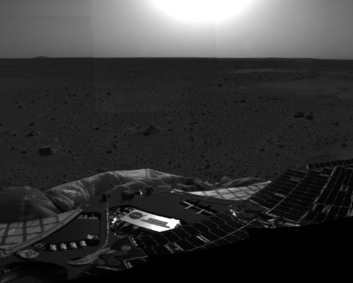 Spirit's View of Mars