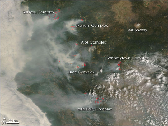 Fires in California Image. Caption explains image.