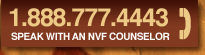 1.888.777.4443 - Speak with an NVF counselor