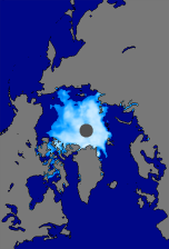 Northern Hemisphere sea ice concentration