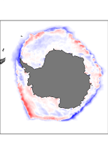 Southern Hemisphere sea ice anomalies in concentration