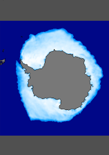 Southern Hemisphere sea ice concentration