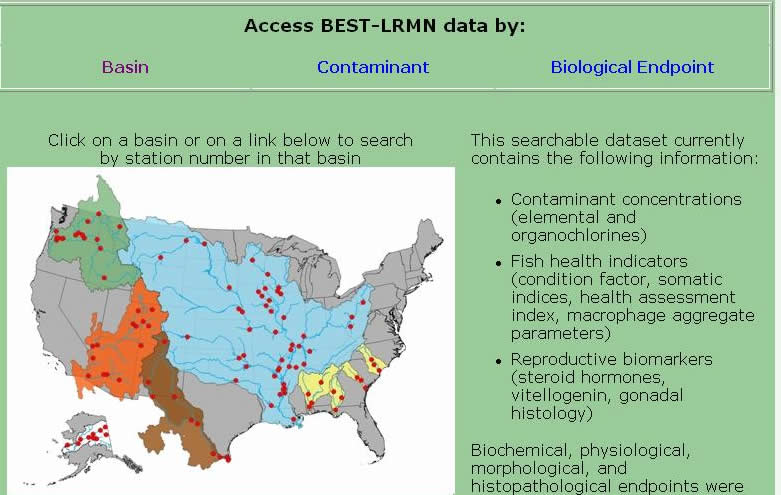 LRMN online data tool