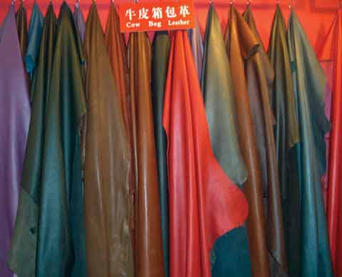 photo of leather made from top-quality U.S. hides