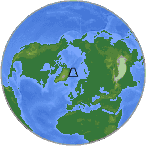 globe showing location of 10-degree map