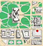 Library of Congress campus map
