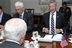 PENTAGON MEETING - Click for high resolution Photo