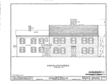 Bartlett-Sanford House, front elevation