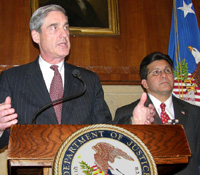 FBI Director Mueller and Attorney General Gonzales