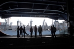 UNDERWAY REPLENISHMENT - Click for high resolution Photo