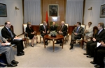 MEETING WITH ALBANIAN PRESIDENT - Click for high resolution Photo