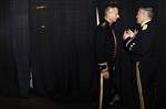 GENERALS TALK BACKSTAGE - Click for high resolution Photo