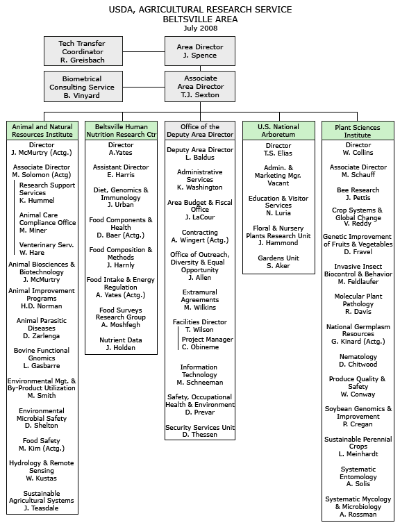 BA Organizational Chart