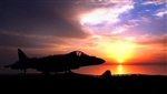 HARRIER SUNSET - Click for high resolution Photo
