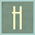 image of the capital letter H