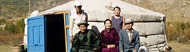 Family in Mongolia