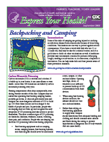 Backpacking and Camping