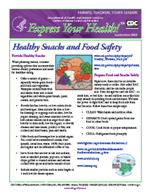 Healthy Snacks and Food Safety