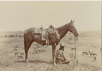 The horse wrangler by Erwin E. Smith