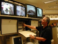 Reading Room video surveillance cameras are monitored