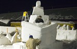 SNOW SCULPTURES - Click for high resolution Photo