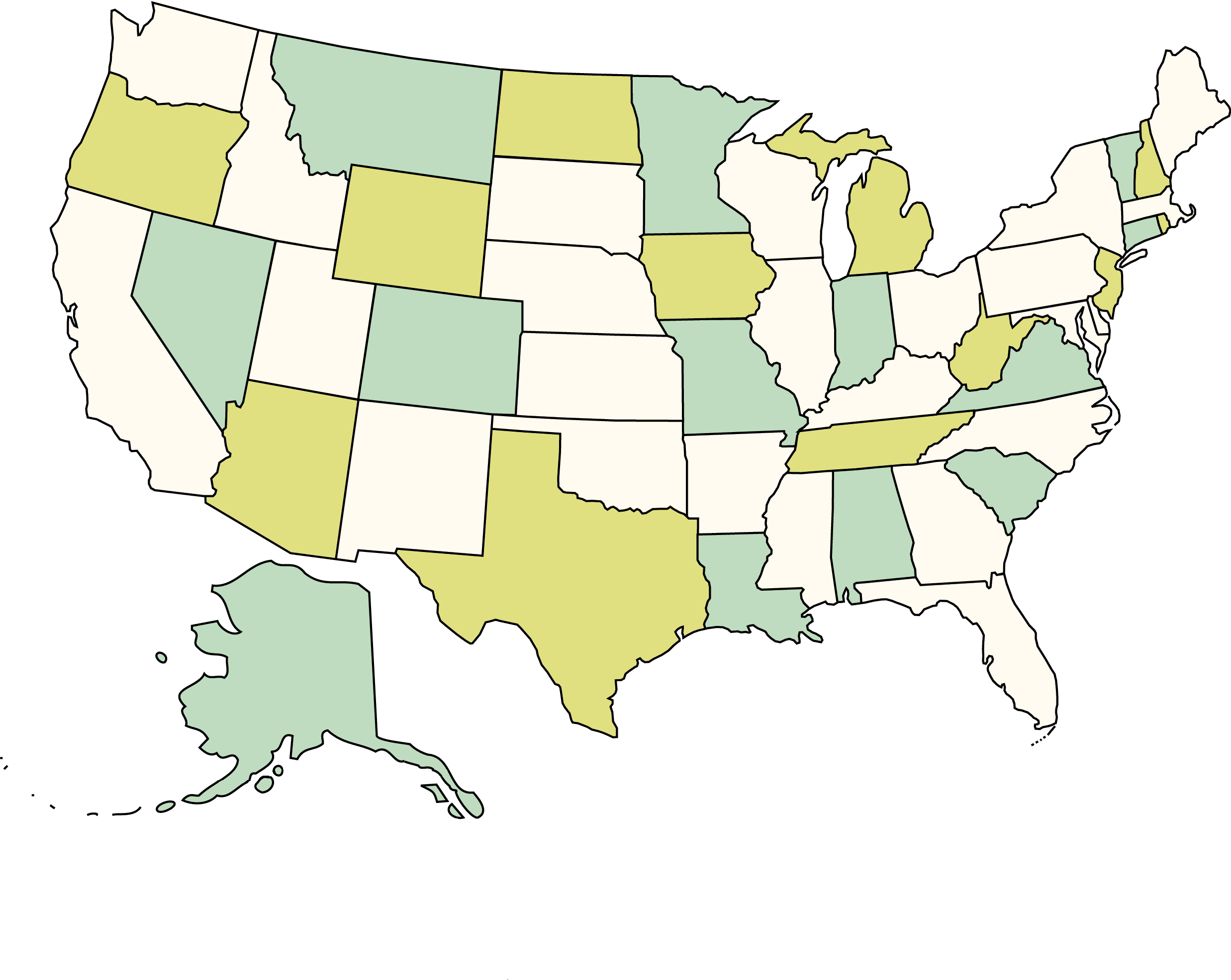 The USA Map