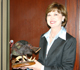 Teresa Lasseter, FSA Administrator, with National Wild Turkey Federation award.