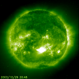 Wednesday afternoon solar flare