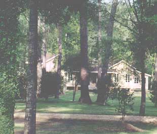 Photograph of Melville Borne Jr's  riverside estate