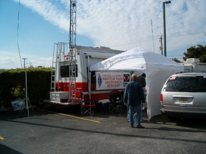 Osceola County ARES/SKYWARN operators during the 2003 SKYWARN event