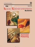 August 2003 FBI Law Enforcement Bulletin cover