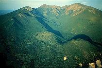 San Francisco Peaks.  U.S. Geological Survey photo