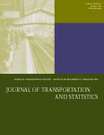 Journal of Transportation and Statistics (JTS), Volume 1, Number 3