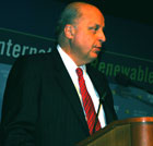 Deputy Secretary of State John D. Negroponte delivers opening remarks entitled The Challenge and Charge to the Attendees at WIREC 2008.