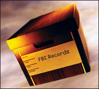Box labeled "FBI Records"