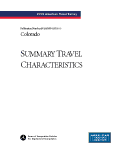 American Travel Survey (ATS) 1995 - State Summary Travel Characteristics: Colorado