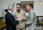 MEETING IN IRAQ - Click for high resolution Photo